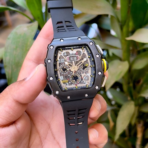 Black and yellow richard mille hot sale